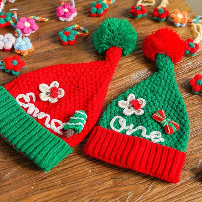 Personalized Crochet Santa Hat