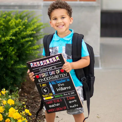 First Day of School Sign, Real Reusable First Day of School