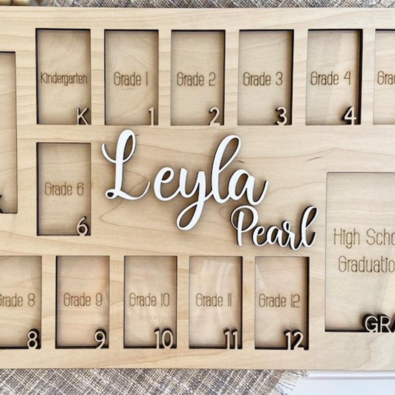 Personalized Pre-K To Graduation Year Photo Frame