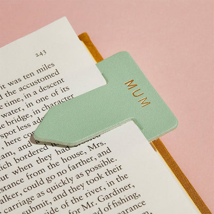 Personalised Leather Point Bookmark | Arrow Shape Bookmark