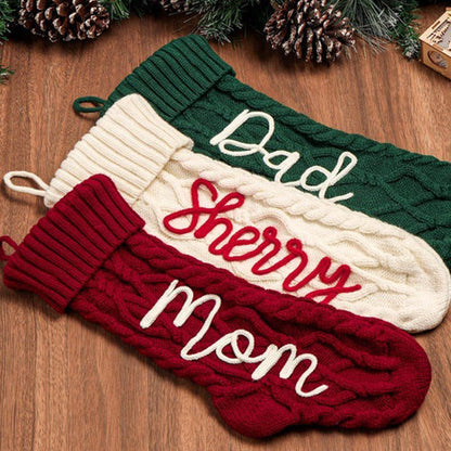 Personalized Christmas Stocking Embroidered Holiday Stocking