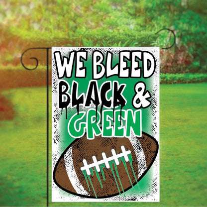 Football Garden Flag with Custom Team Colors