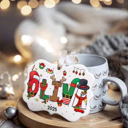BULK DISCOUNT Custom Name Ornament for Kids