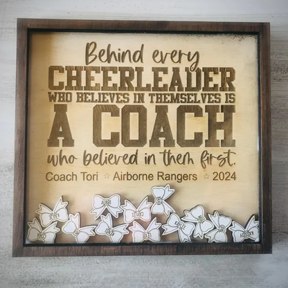 Cheerleading Coach plaque End of Season gift