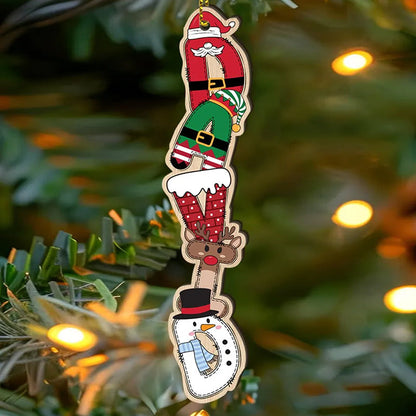 Custom Christmas Name Letter Ornament, Stocking Tag