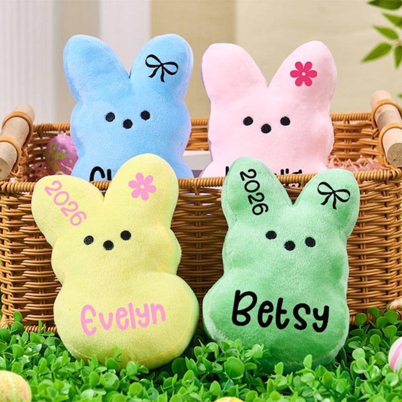 Personalized Easter Peep,Custom Easter Bunny Plush
