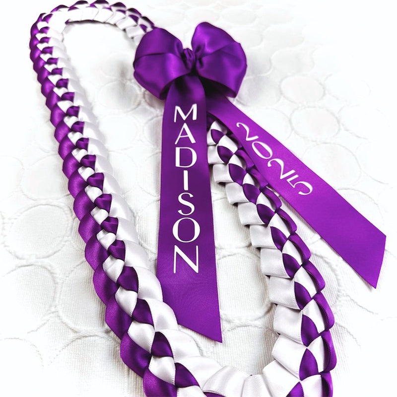 2025 Graduation gift lei with personalized bow for high school college
