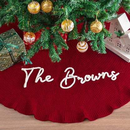 Personalized Christmas Tree Skirt