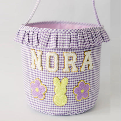 Custom Name Easter Basket | Personalized Kids Easter Basket