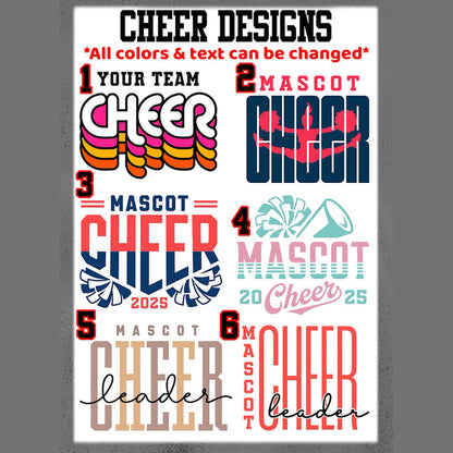 Custom Cheer Drawstring Backpack Bag