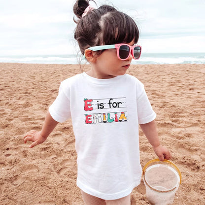 Custom Kids Name Back To School Shirt Shirt