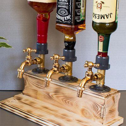 Whiskey wood Dispenser Personalized Wooden Dispenser, Christmas Gift For Him