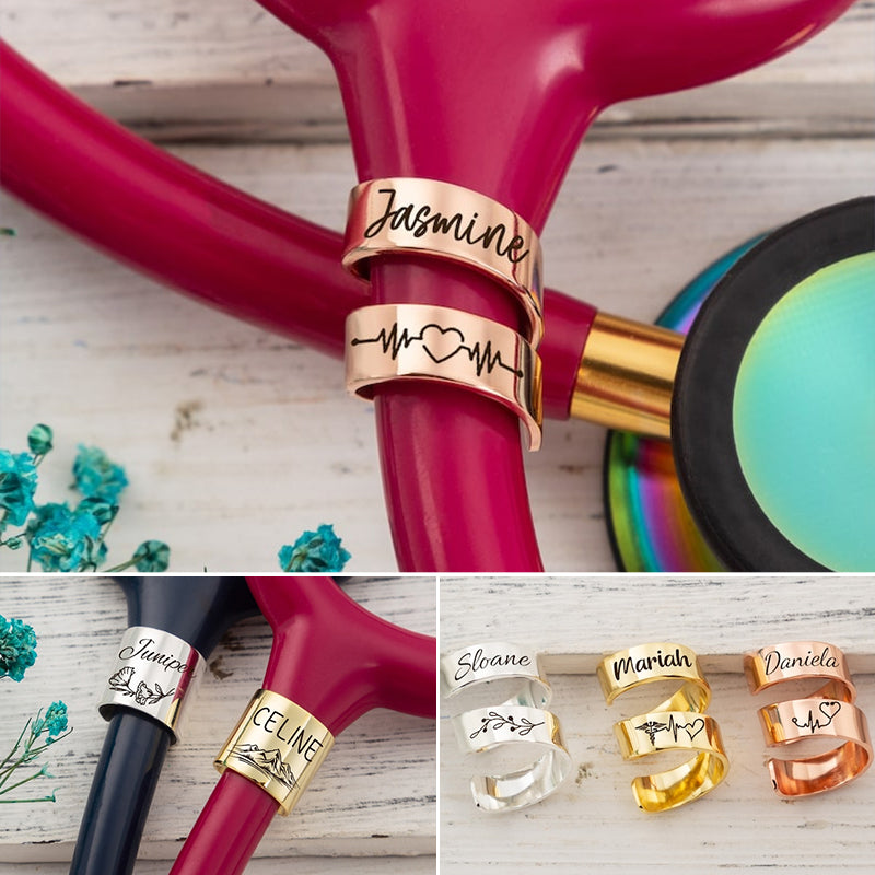 Stethoscope ID Tag, Stethoscope ID Ring
