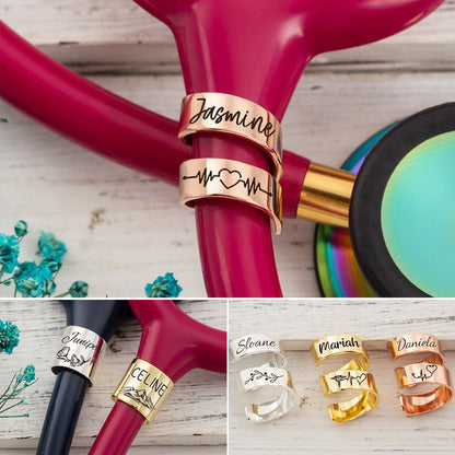 Stethoscope ID Tag, Stethoscope ID Ring