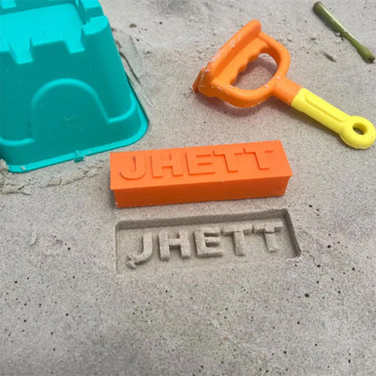 Custom Sand Name Mold – Personalized Beach Toy for Kids & Family Fun