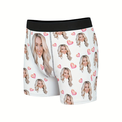 Men's Custom Boxer Briefs - Personalized Photo