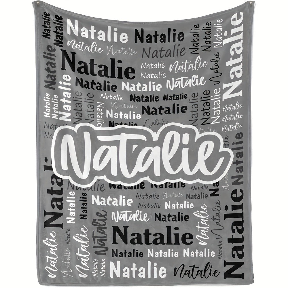 Custom Blanket Personalized Name Blanket Christmas Customized Gifts