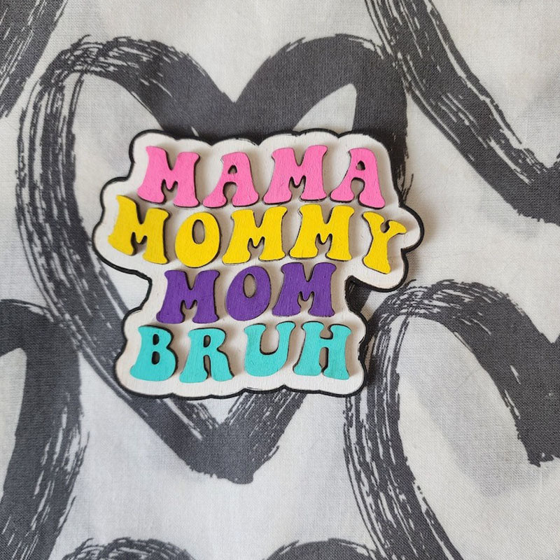 Bag Wife Mom Boss Charm, Overstimulated Moms Club Charm