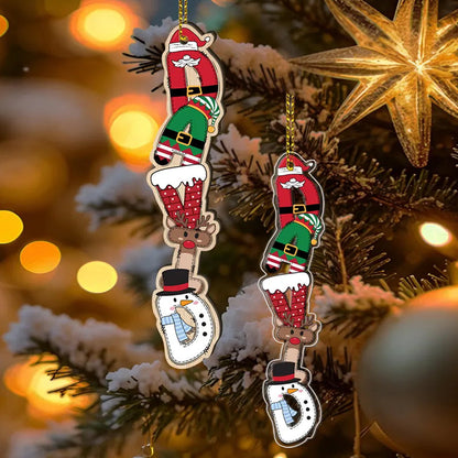 Custom Christmas Name Letter Ornament, Stocking Tag
