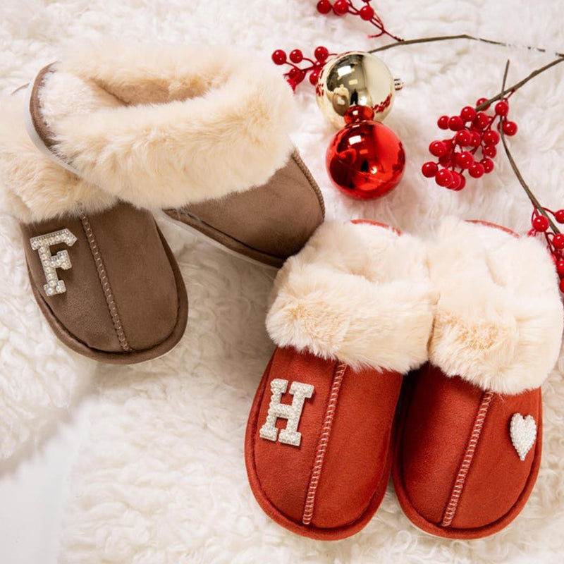 Christmas Custom slipper, Personalized Warm Slippers