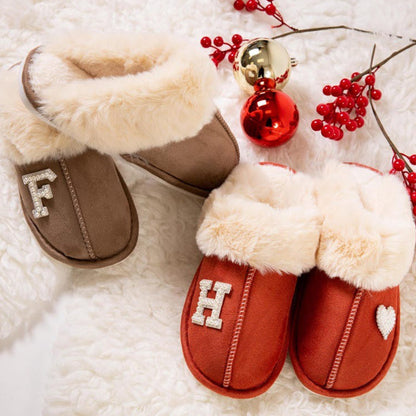 Christmas Custom slipper, Personalized Warm Slippers