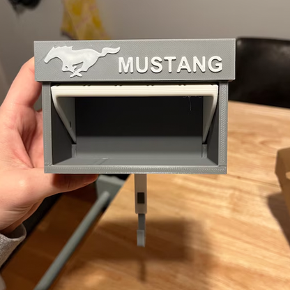 Mini Garage Key Holder: Toy Car Display with Hidden Compartment