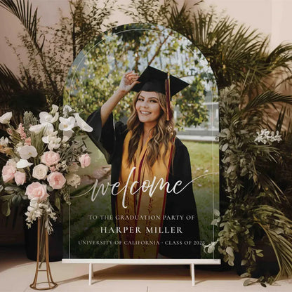 Acrylic Graduation Party Sign | Custom Graduation Sign