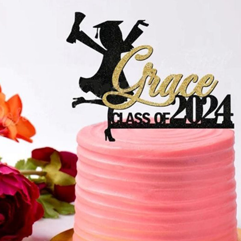 Personalized Graduation Congrats Decor Cake Topper Class of 2026