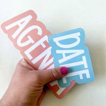 White Board Custom Magnetic Labels