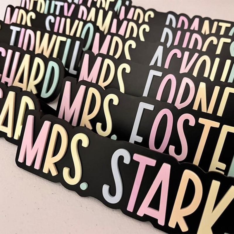 Teacher Desk Nameplate