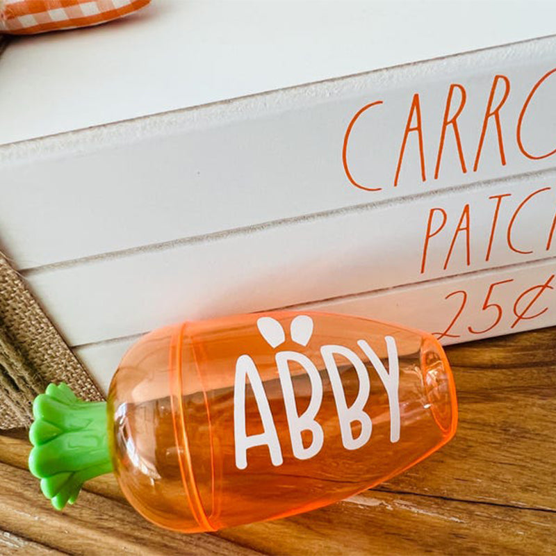 Personalized Easter Carrot Treat Holder: Easter Basket Filler