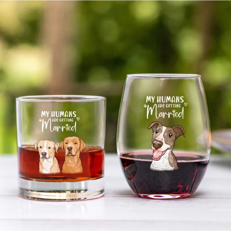 Custom Dog Engagement Gift, My Humans Are Getting Married Mug