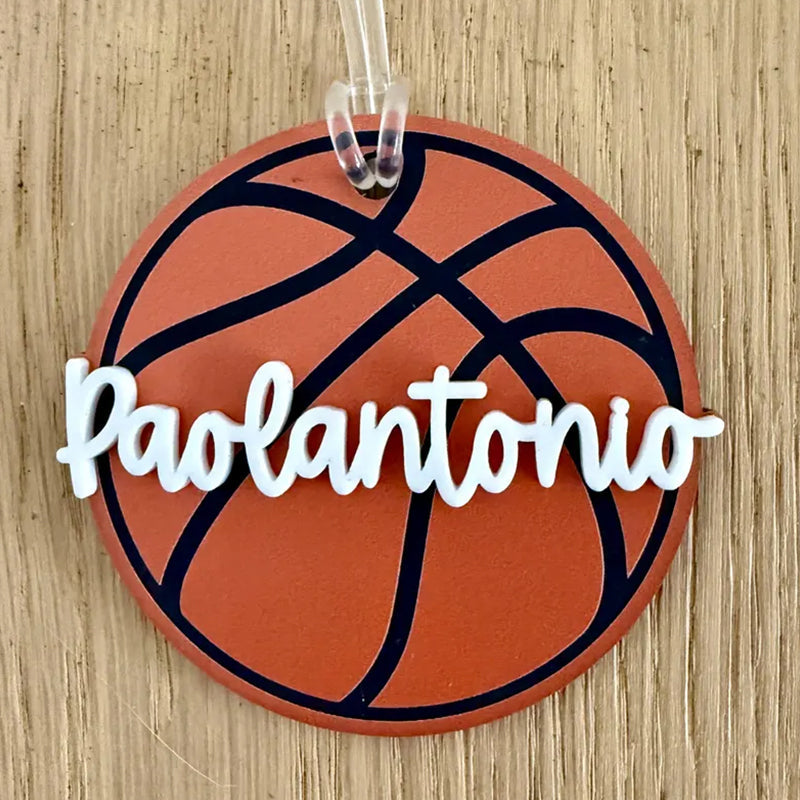 Personalized Name Tag Personalized Baseball Swimming Lacrosse Volleyball Hockey Soccer Dance Cheer Pom Tennis Football Hockey Track Pickleball Basketball Bag Tag