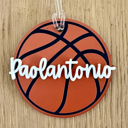 Personalized Name Tag Personalized Baseball Swimming Lacrosse Volleyball Hockey Soccer Dance Cheer Pom Tennis Football Hockey Track Pickleball Basketball Bag Tag