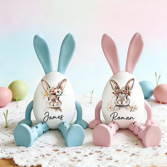 Mini Bunny Egg Fun Easter 3D Printed Cute Toy and Gift for Easter