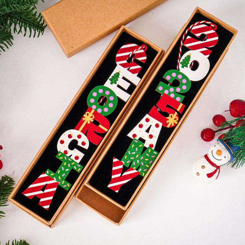 Custom Alphabet Christmas Ornament,Christmas Name Letter Ornament
