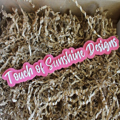 Acrylic Social Media Sign, Hashtag, Username, Photo Prop