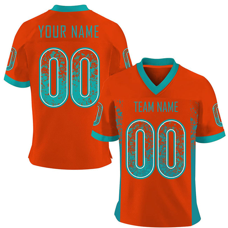 Custom Football Jersey Team Name And Number