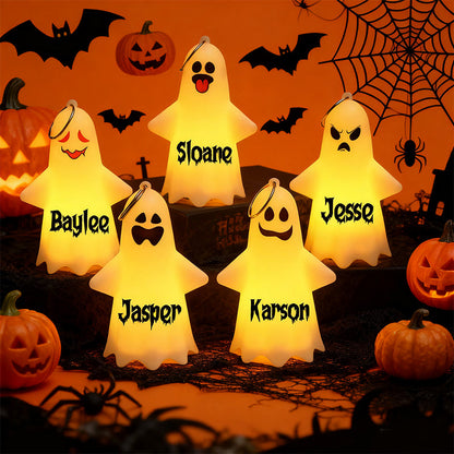Ghost with LED Tea Lights - Halloween Home Decor