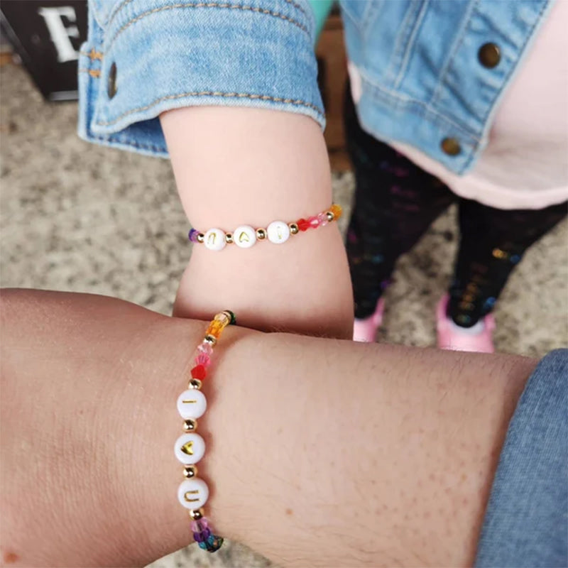 First day of school bracelet set | kindergarten bracelet