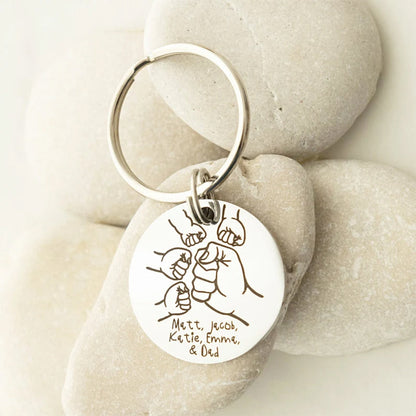 Gifts for Dad, Daddy Dad Gifts, Fathers Day Gift Daddy Keyring