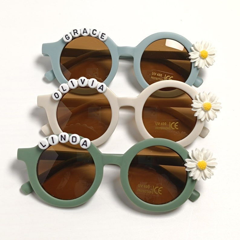 Personalized Name Sunglasses for Girls-Cute Kids Sunglasses