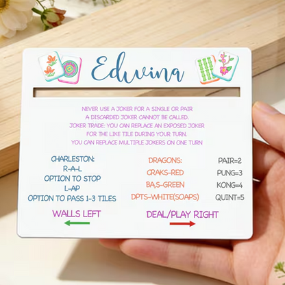 Mahjong Line Reader, Personalized Mahjong Line Finder