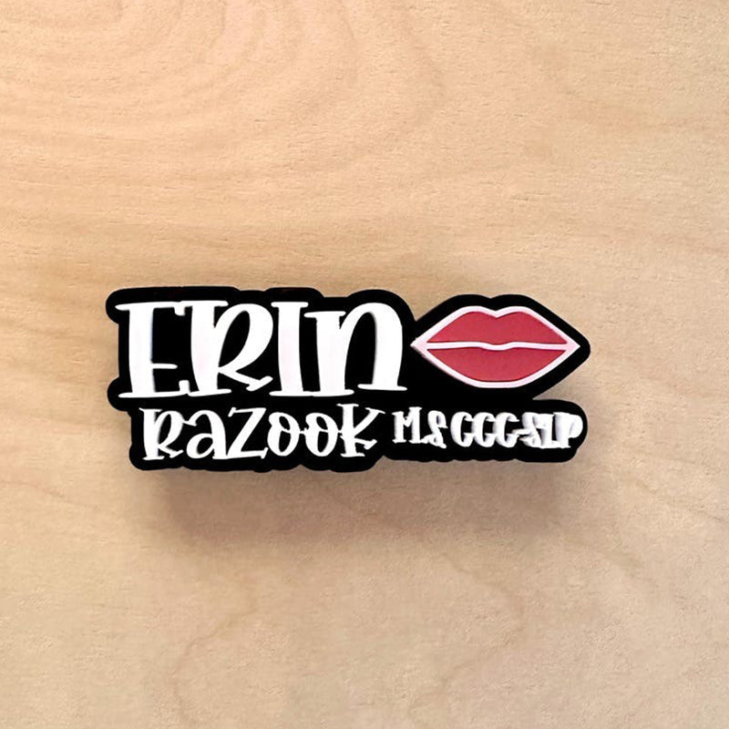 Acrylic Name Tag. Magnetic Name Badge. Company Gift