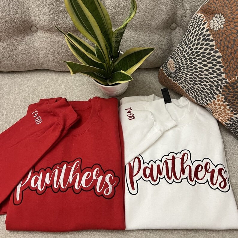 Custom Embroidered Joyful Holiday Sweatshir Personalized Crewneck Hoodie