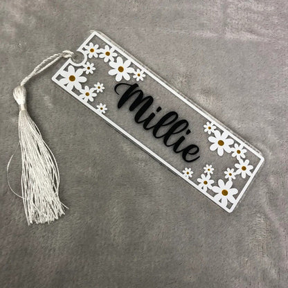 Personalised Daisy Bookmark Gift for teachers