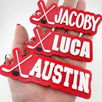 Personalized Soprt Name Tag Keychain