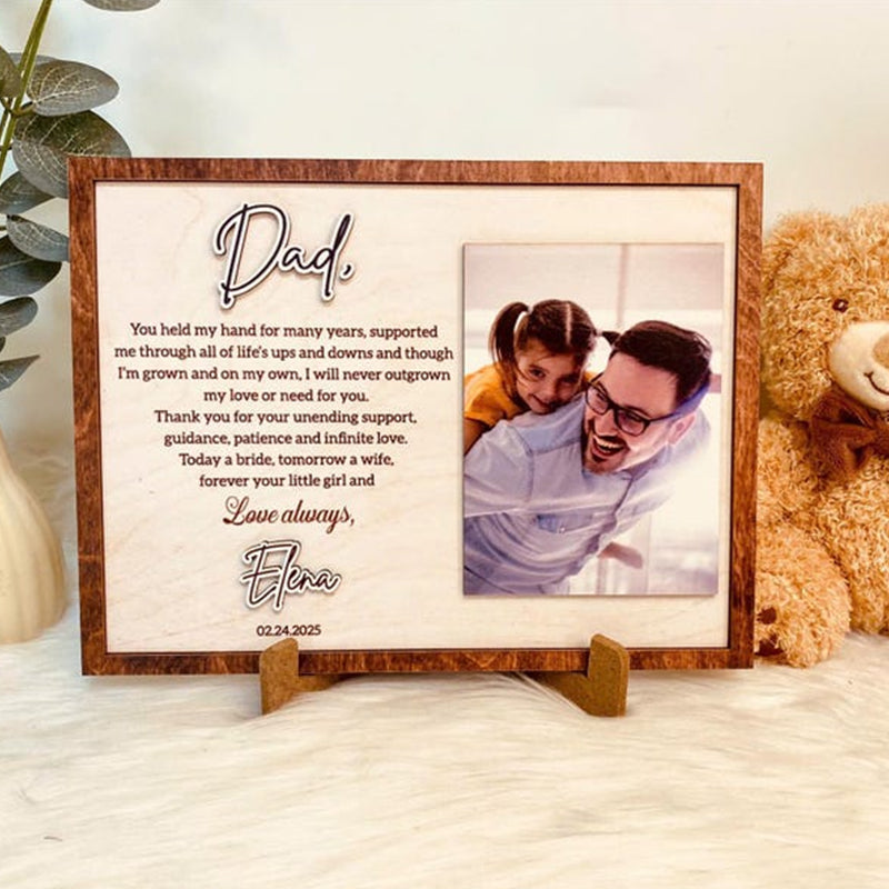 Personalized Father of the Gift from  Wedding Gift Dad Sign, Father's day Gift