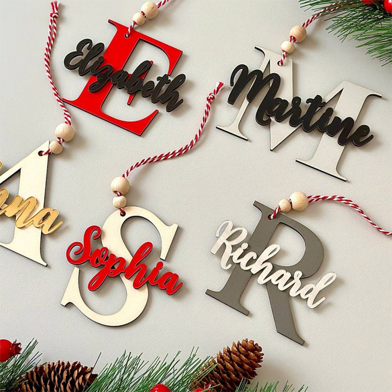 Personalized Christmas Sock Tags