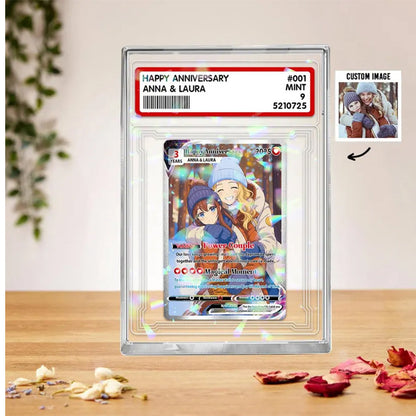 Personalized Poke Love Acrylic Card
